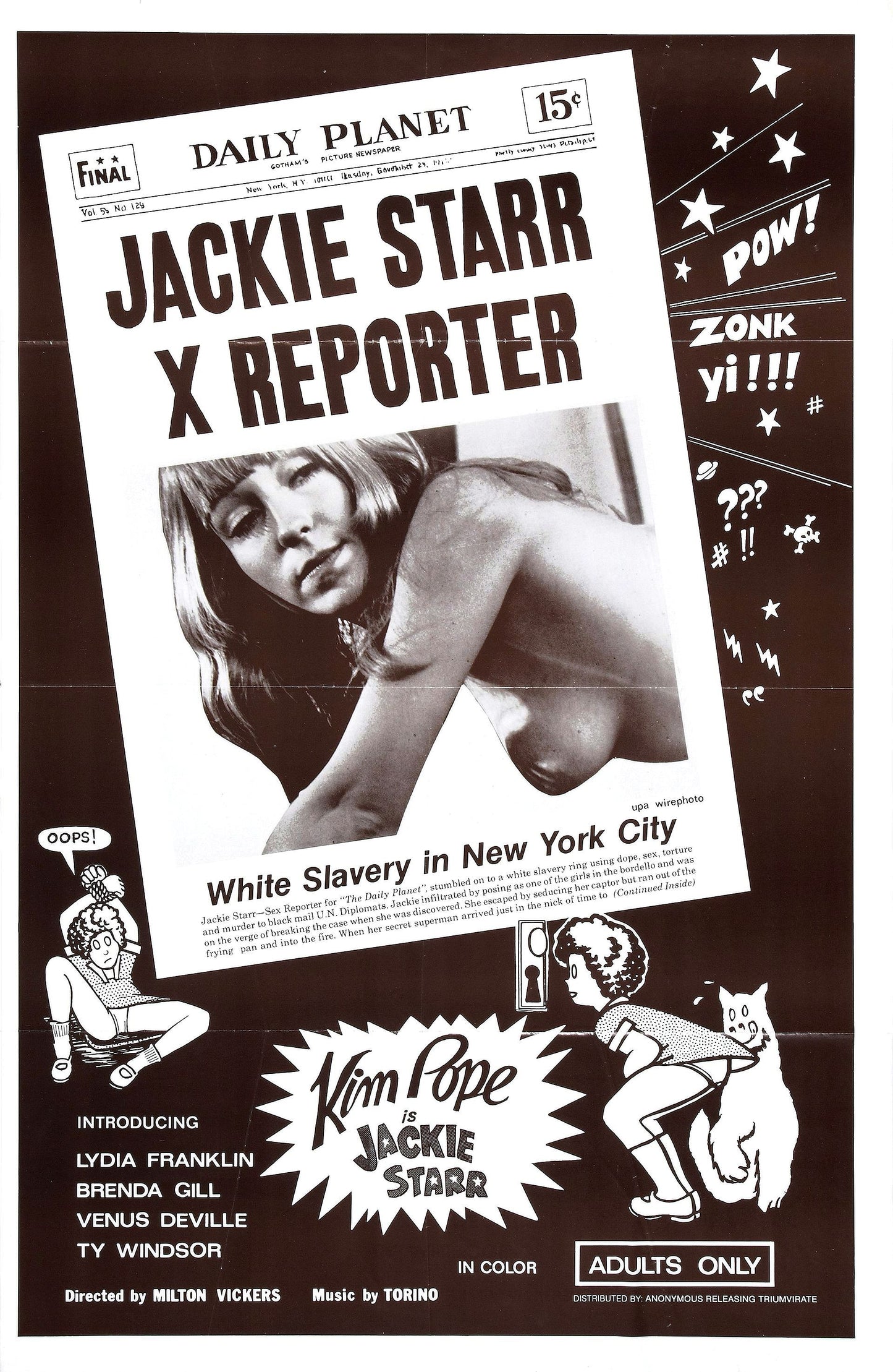 White Slavery In New York City 01 Movie Keychain