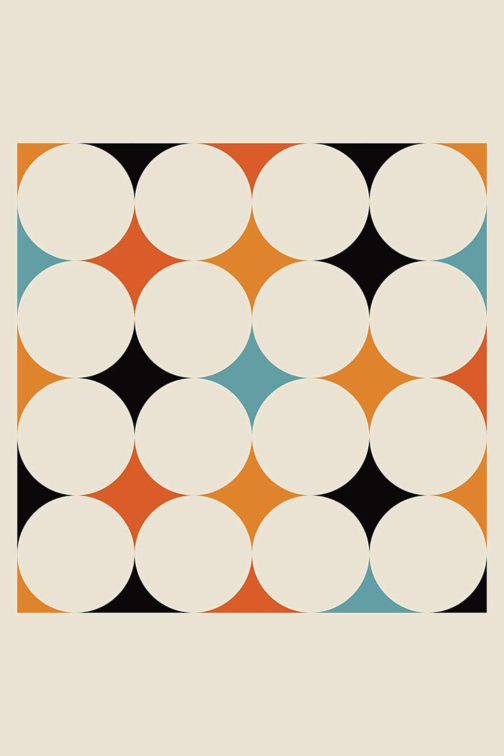 Wild Colors Abstract Angles And One Circle Jigsaw Puzzle