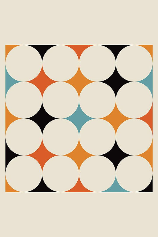 Wild Colors Abstract Angles And One Circle Jigsaw Puzzle