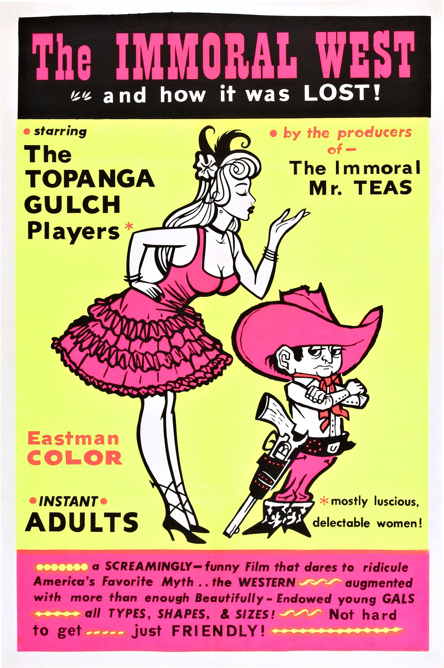 Wild Gals Of Naked West 01 Movie Magnet