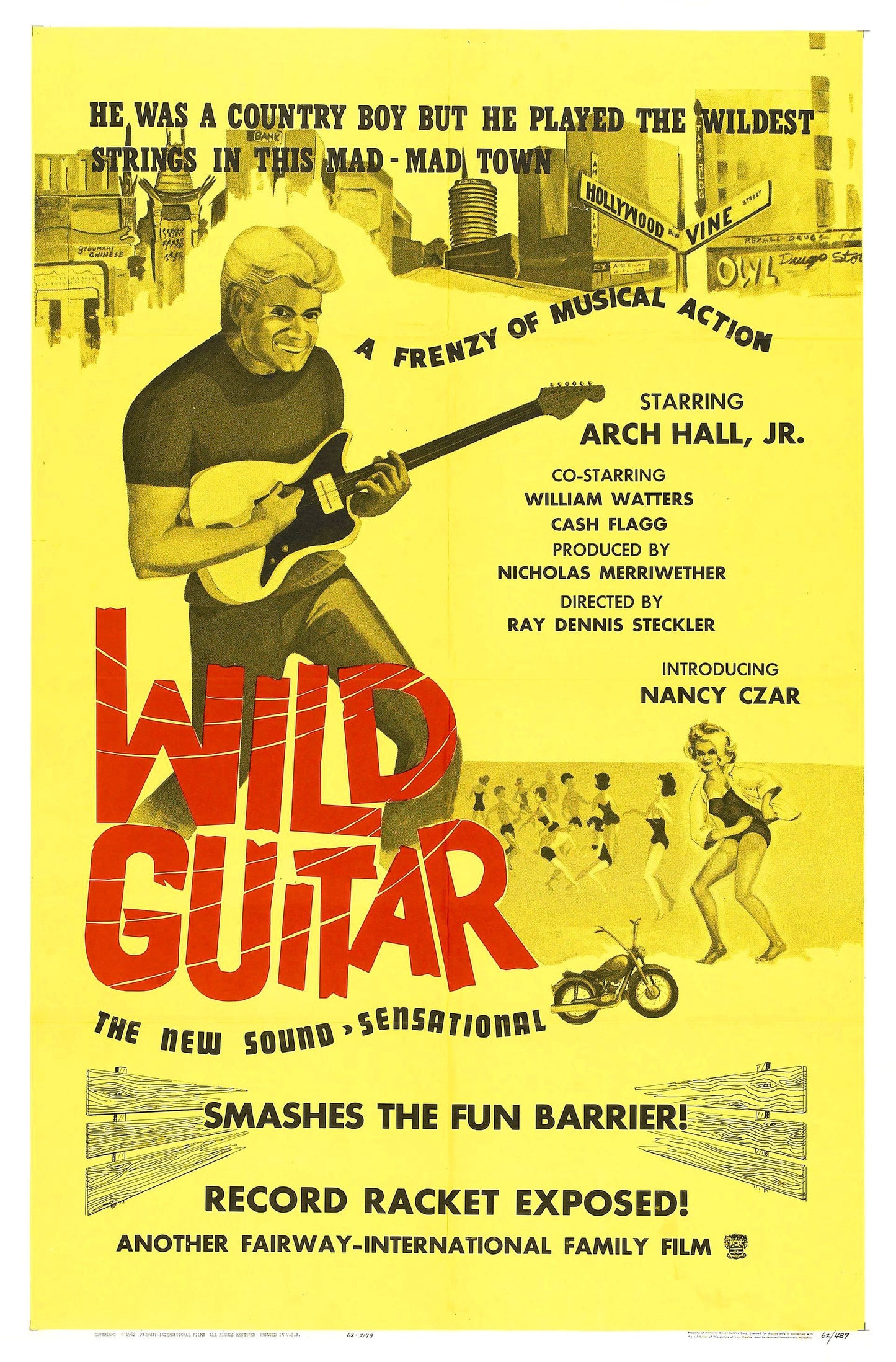 Wild Guitar 01 Movie Magnet