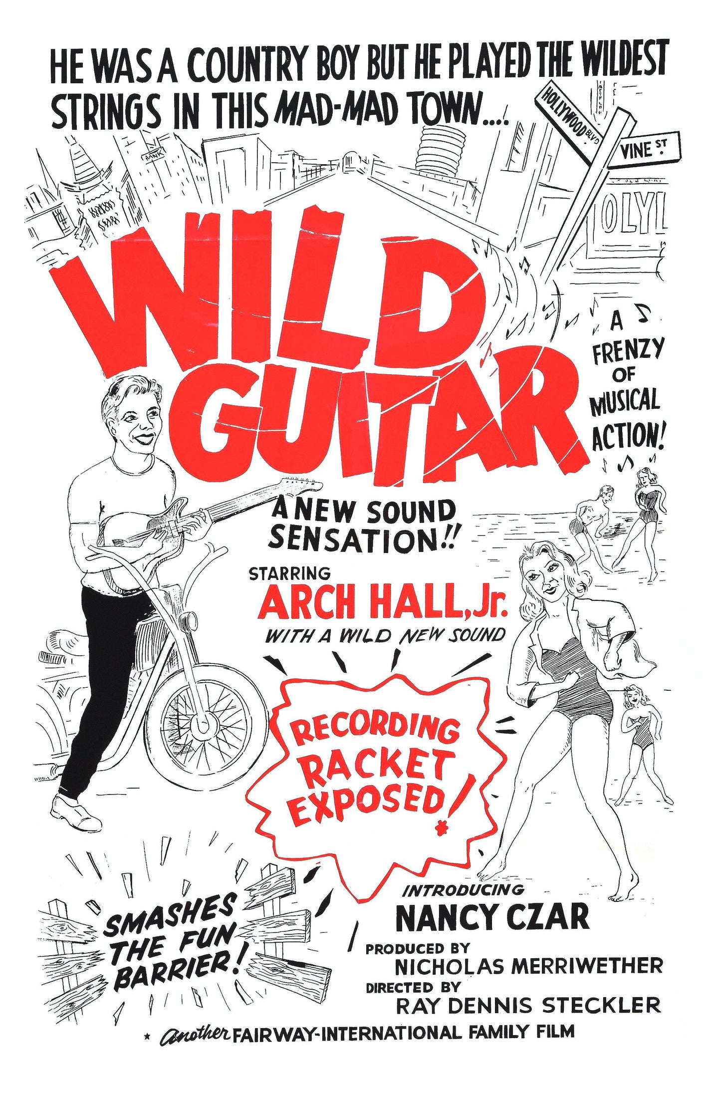 Wild Guitar 02 Movie Magnet