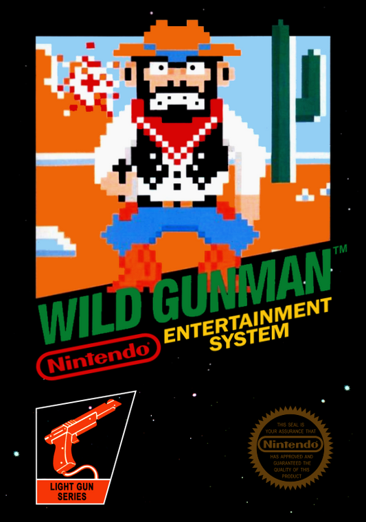 Wild Gunman (Usa) Nes Print Poster