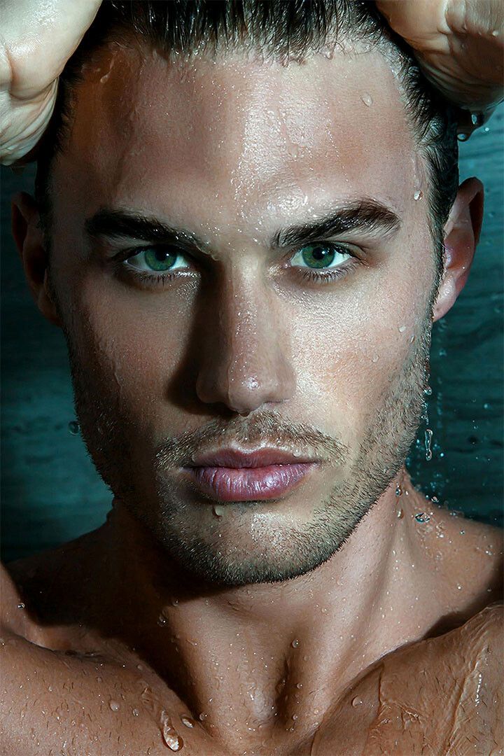 Wild N Wet Sexy Male Model Picture Print Jigsaw Puzzle