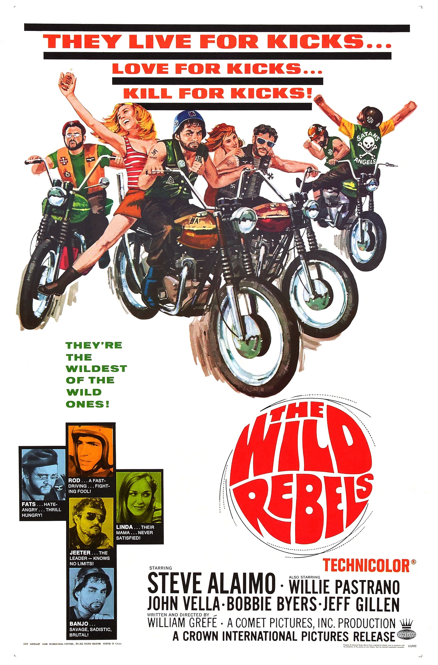 Wild Rebels 01 Movie Magnet