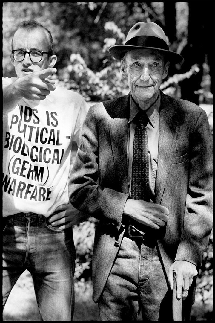 William Seward Burroughs Reading Magazines Jigsaw Puzzle