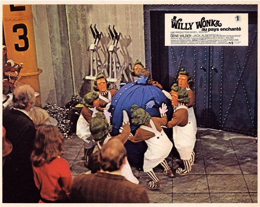 Willy Wonka & The Chocolate Factory Lobby Card Replicaprint Golden Ticket