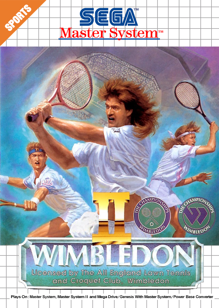 Wimbledon Ii Sega Master System Print Poster