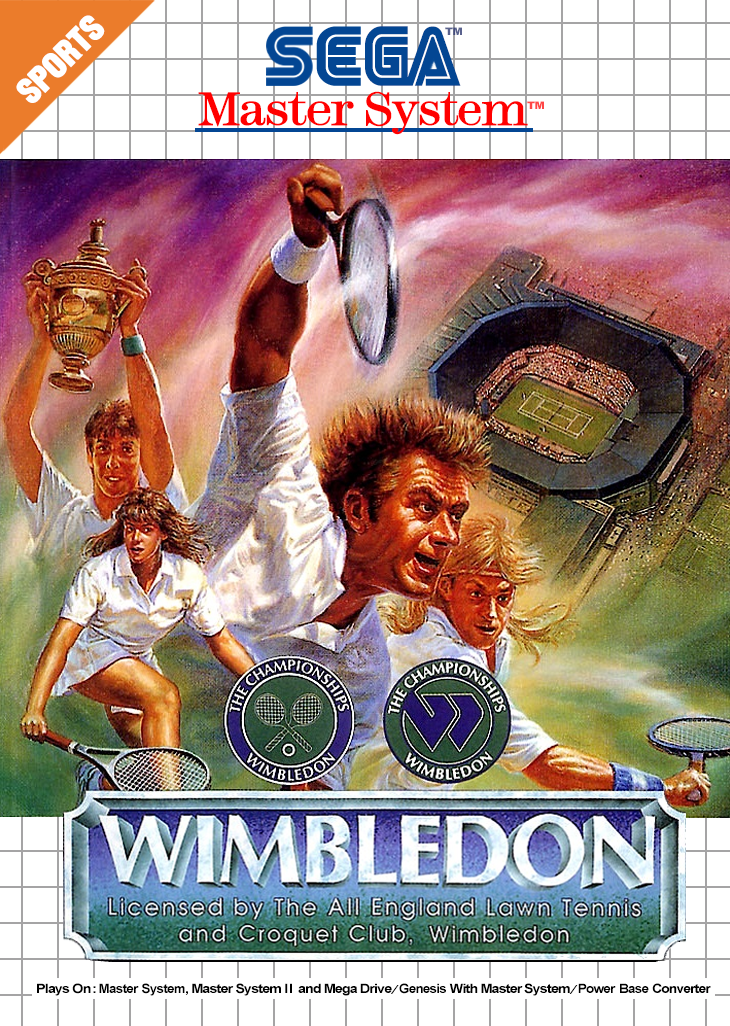 Wimbledon Sega Master System Print Poster