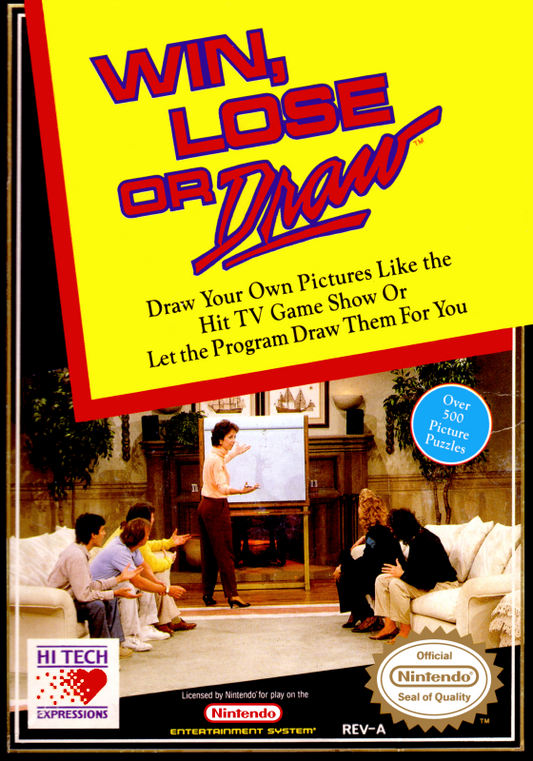 Win, Lose, Or Draw (Usa) Nes Print Poster