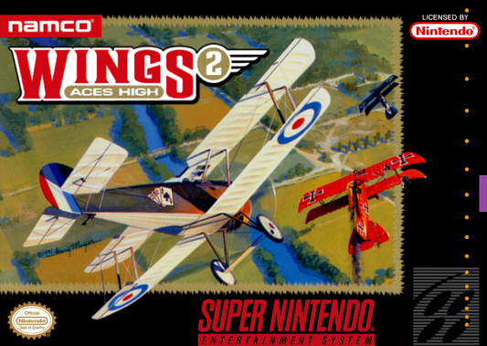 Wings 2 Aces High (Usa) Snes Print Poster