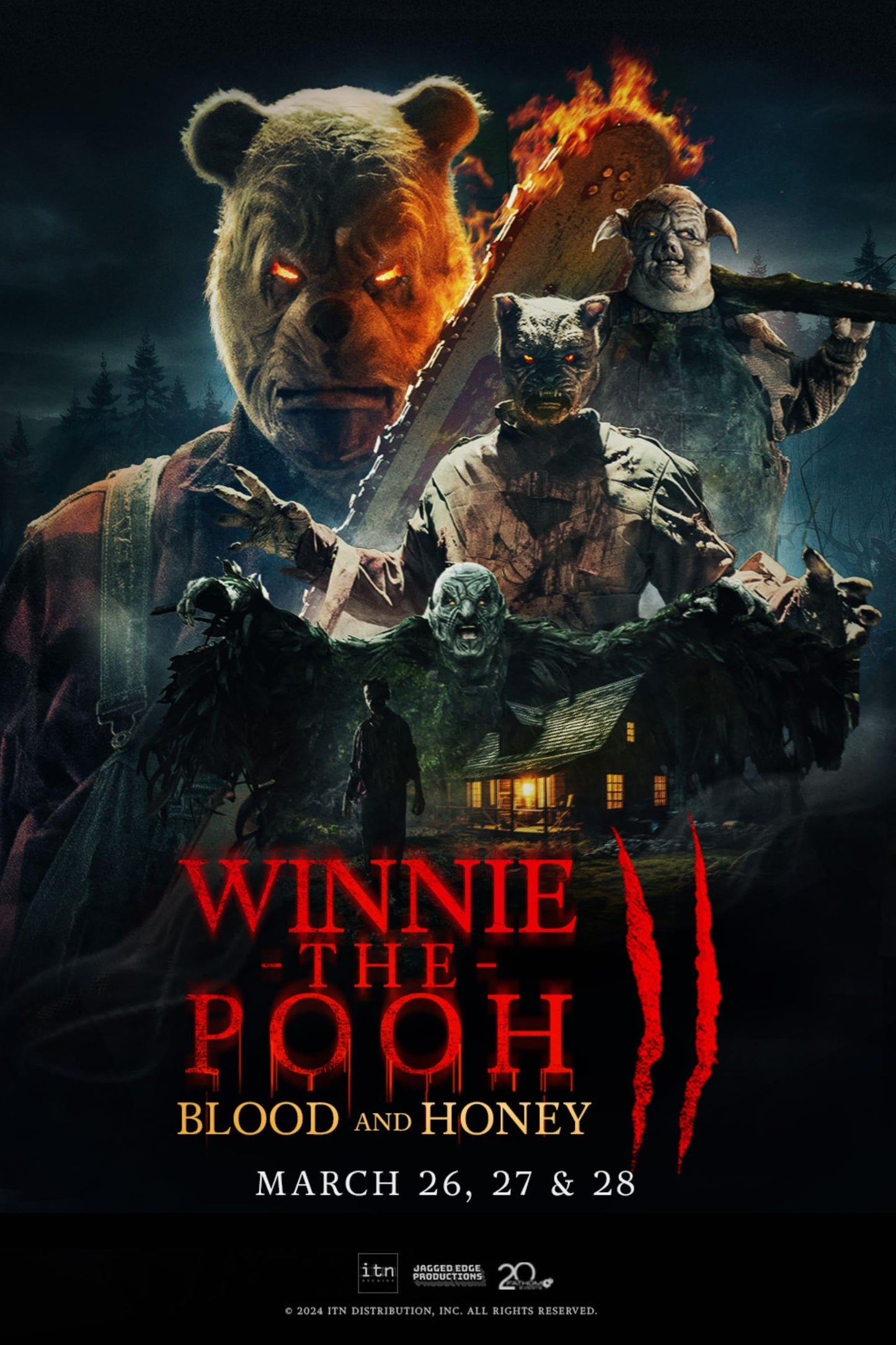 Winnie The Pooh Blood And Honey 2 (2024) Movie Magnet