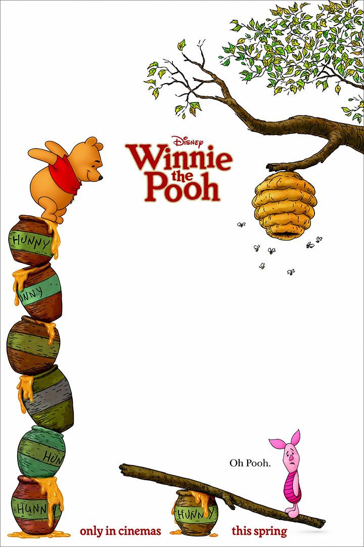 Winnie The Pooh A Very Merry Pooh Year Movie Art Home Decor Jigsaw Puzzle