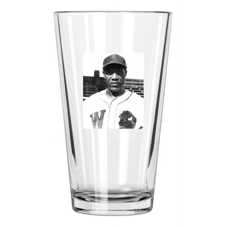 Winnipeg Buffaloes Willie Wells Canadian League Hof 97 Pint Beer Drinking Glass