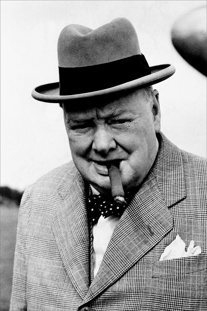 Winston Churchill Speaking Politician Print Jigsaw Puzzle