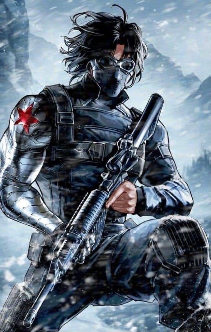 Winter Soldier Combat Character Jigsaw Puzzle
