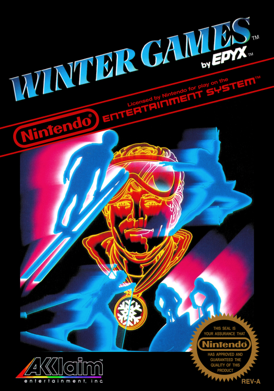 Winter Games (Usa) Nes Print Poster