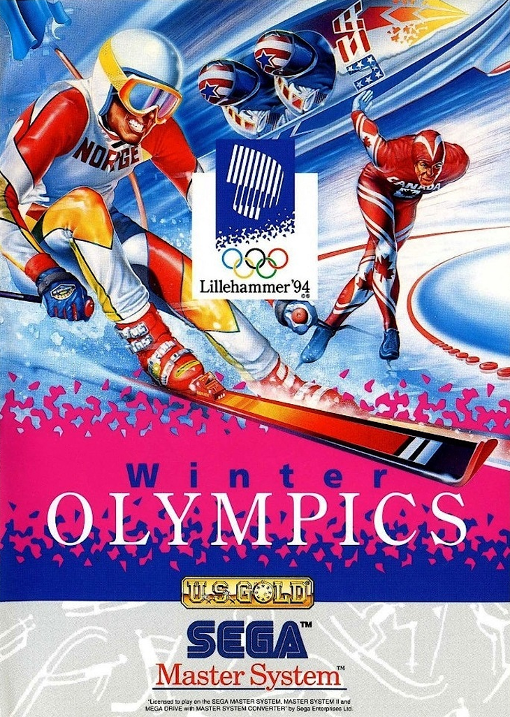 Winter Olympics Lillehammer '94 Sega Master System Print Poster