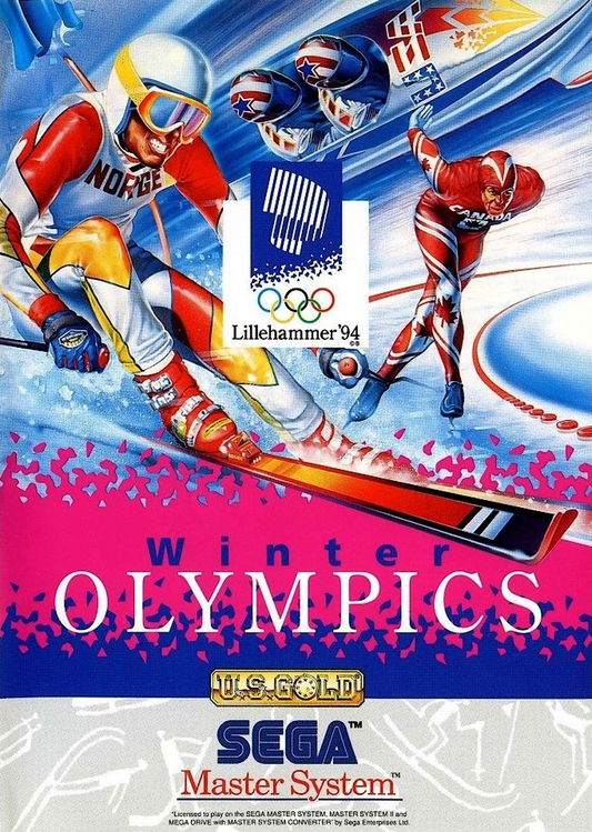Winter Olympics Lillehammer '94 Sega Master System Print Poster