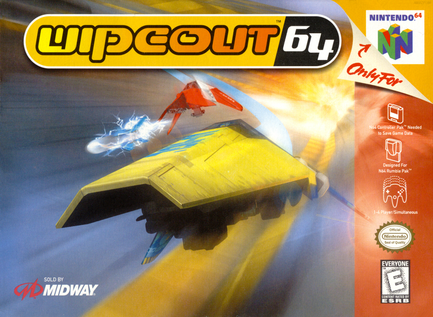 Wipeout 64 N64 Print Poster