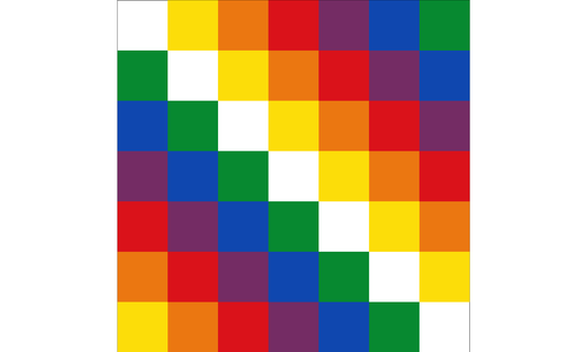 Wiphala Flag Keychain