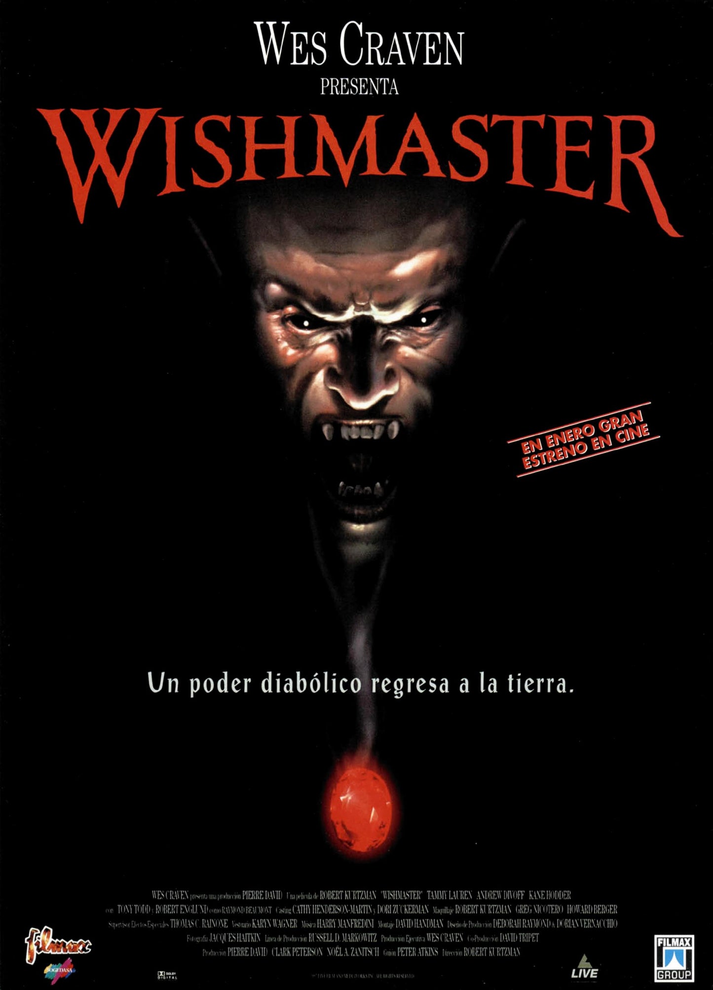 Wishmaster 1 01 Movie Poster