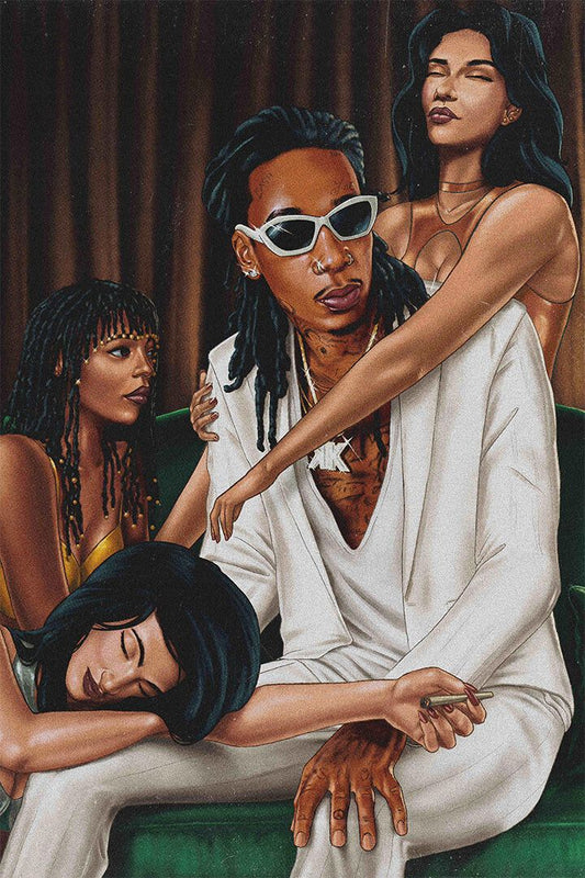 Wiz Khalifa American Rapper Multiverse Print Wall Home Decor Poster