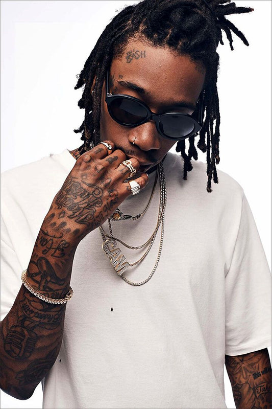 Wiz Khalifa Hip Hop Rap Singer Music Painting Wall Art Home Decor Poster