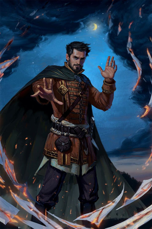 Wizard Fantasy Comic Picture Painting Print Jigsaw Puzzle