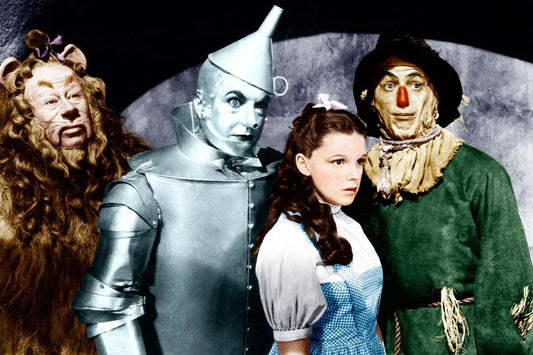 Wizard Of Oz Cast 1939 Film Dorothy Tin Man Lion Scarecrow Magnet