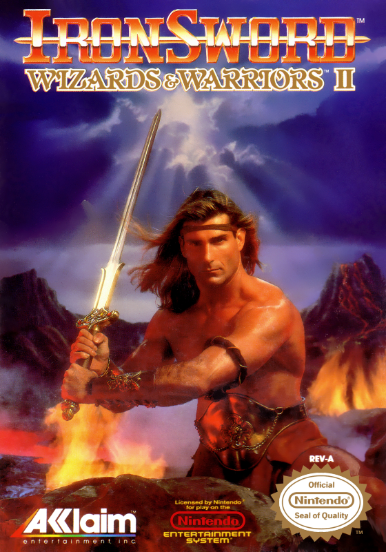 Wizards & Warriors Ii Ironsword (Usa) Nes Print Poster