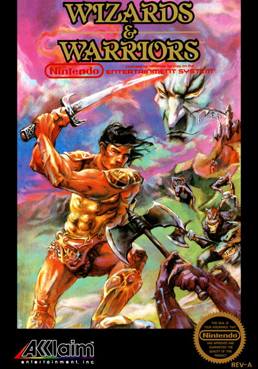 Wizards & Warriors (Usa) Nes Print Poster