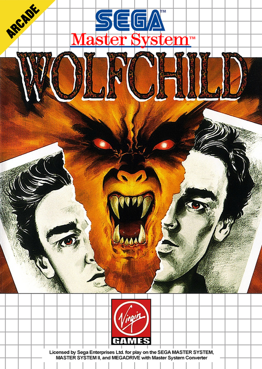 Wolfchild Sega Master System Print Poster