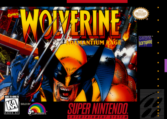 Wolverine Adamantium Rage (Usa) Snes Print Poster