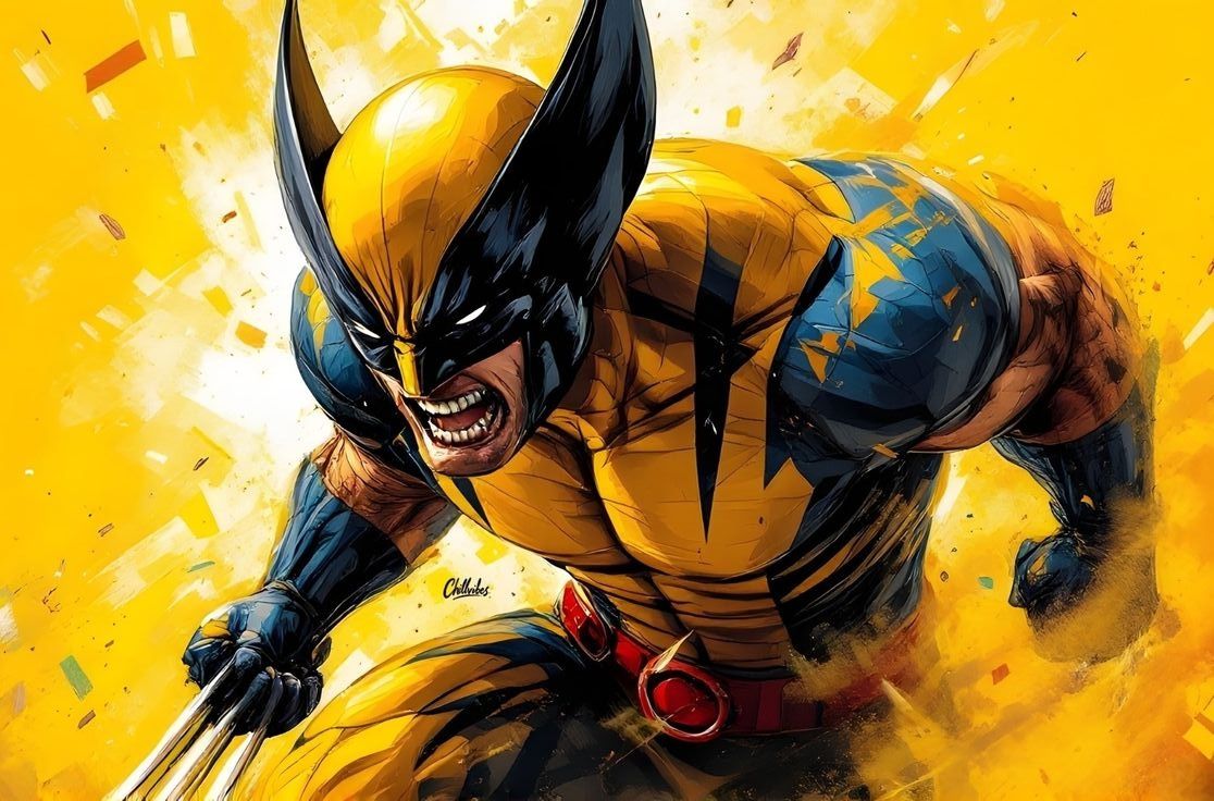 Wolverine Action Art Jigsaw Puzzle