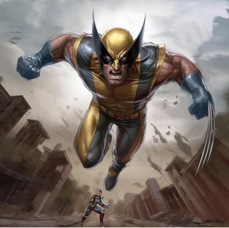Wolverine Action Comic Scene Jigsaw Puzzle