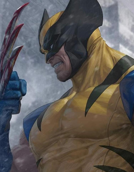 Wolverine Action Portrait (6) Print Poster