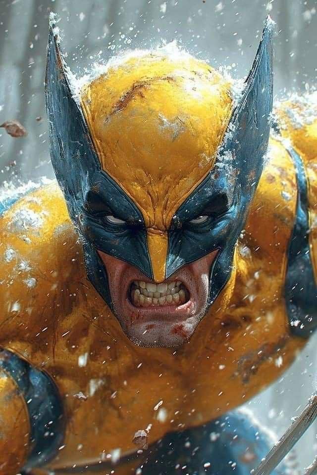 Wolverine Action Portrait (9) Jigsaw Puzzle