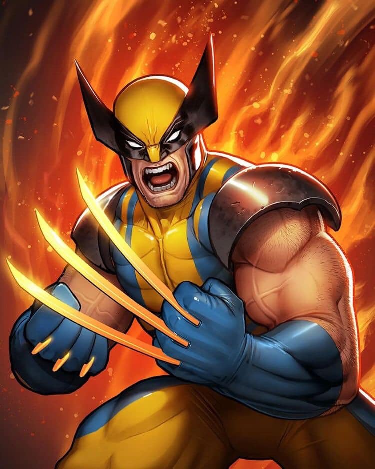 Wolverine Action Portrait Jigsaw Puzzle