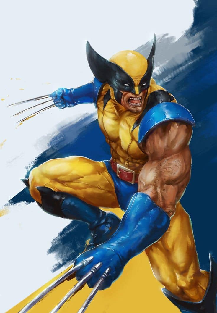Wolverine Action Pose Artwork Jigsaw Puzzle