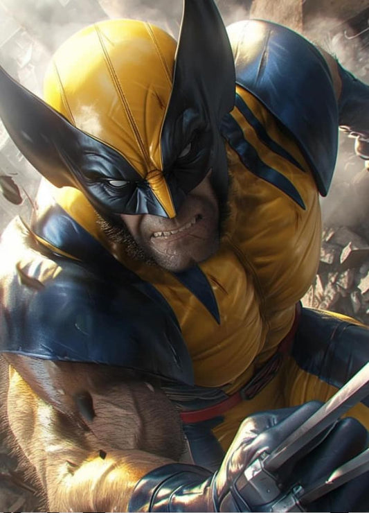 Wolverine Action Pose (12) Print Poster