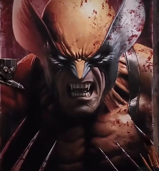 Wolverine Artwork Portrait Print Poster