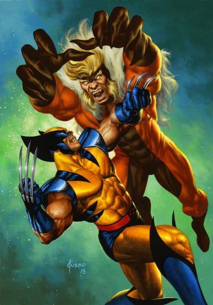 Wolverine Battle Scene Jigsaw Puzzle