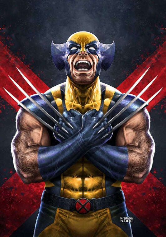 Wolverine Character Art Print Poster