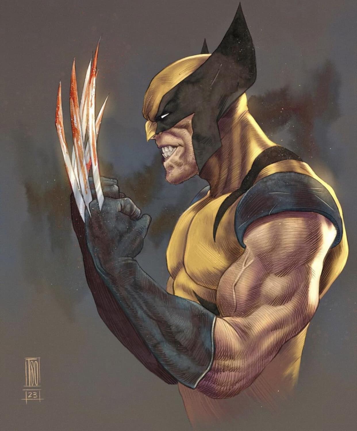 Wolverine Character Art 2023 Print Poster