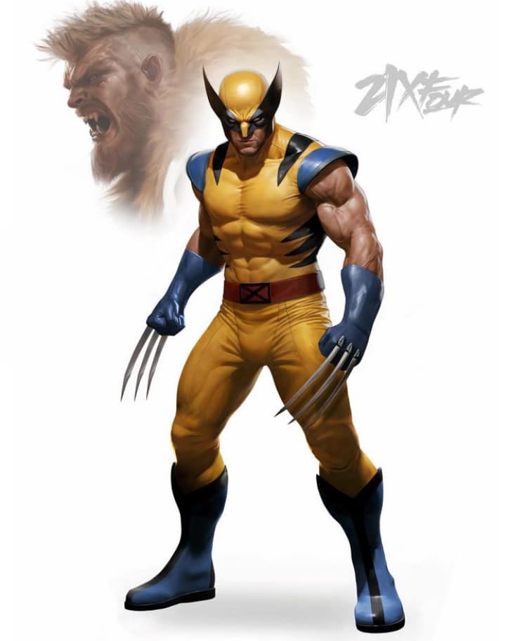 Wolverine Character Art (2) Jigsaw Puzzle
