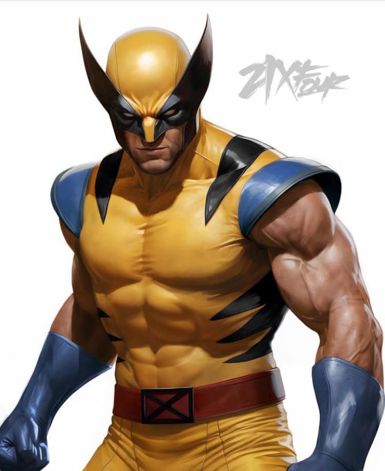 Wolverine Character Artwork Print Poster