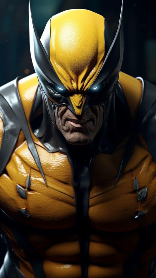 Wolverine Character Closeup Print Poster