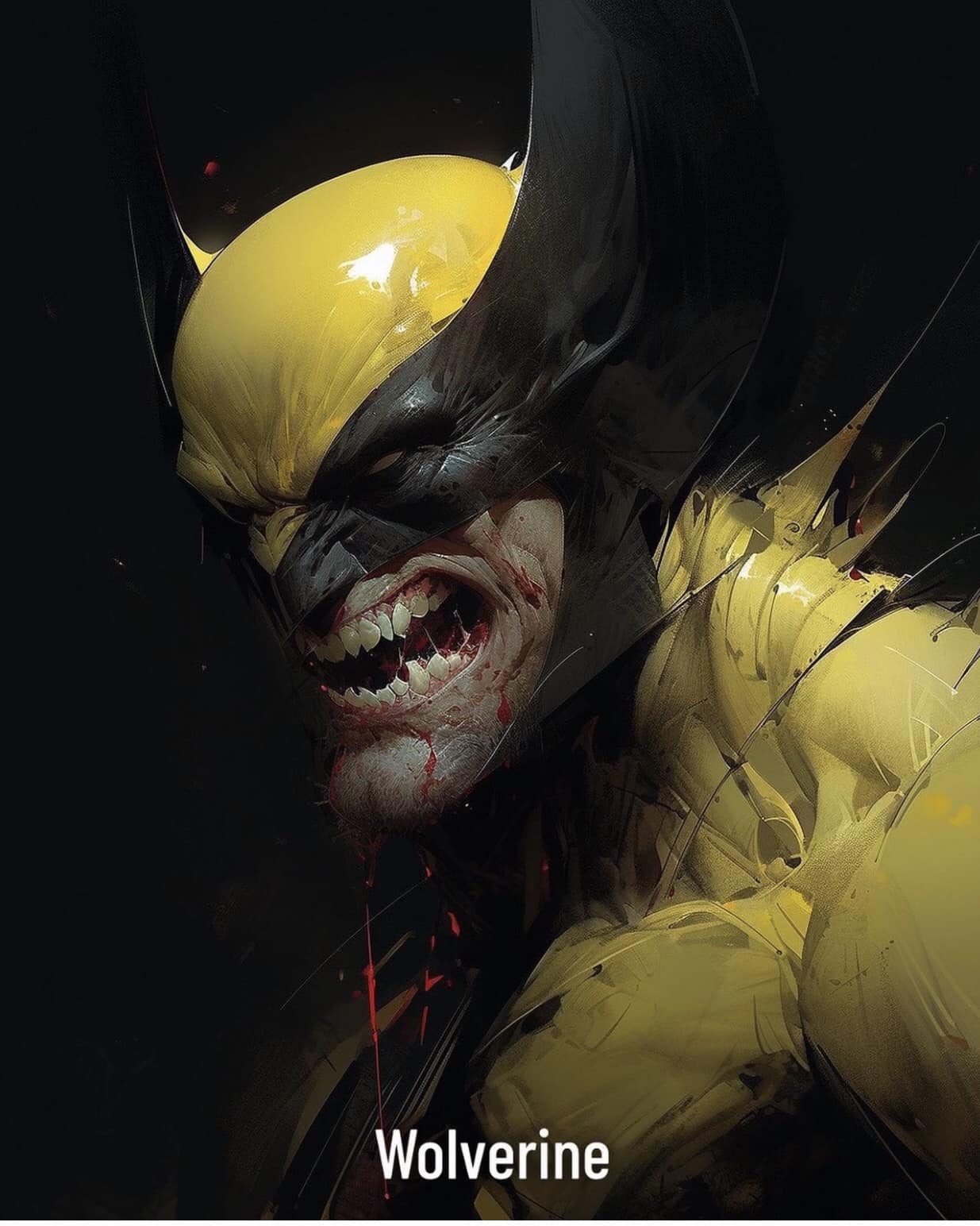 Wolverine Combat Fierce Expression Jigsaw Puzzle
