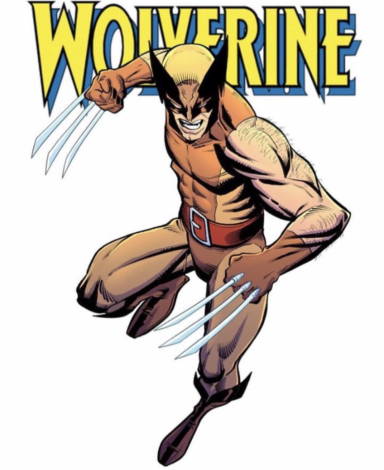Wolverine Comic Action Print Poster